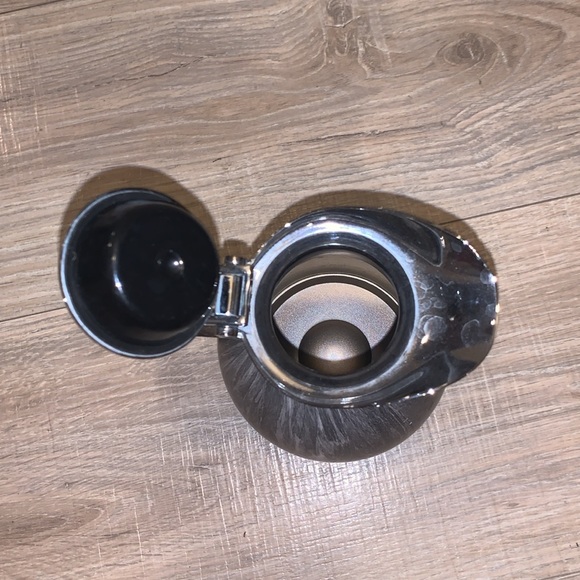 Stainless steel grey marble lift top liquid server carafe - Picture 4 of 7